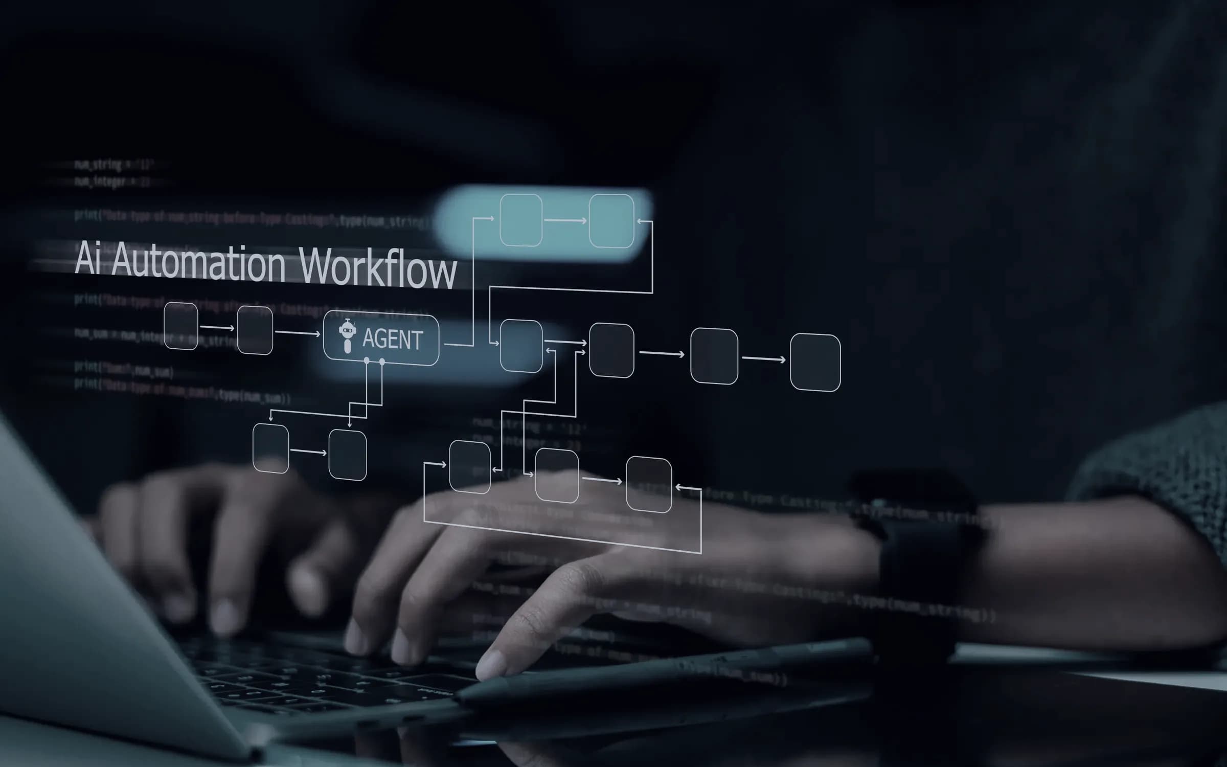 A bespoke AI automation workflow mapped around one team’s process