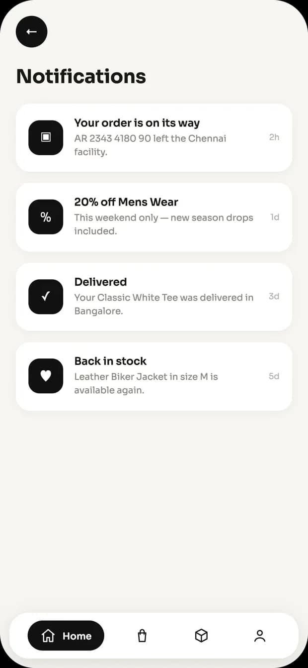 Notifications