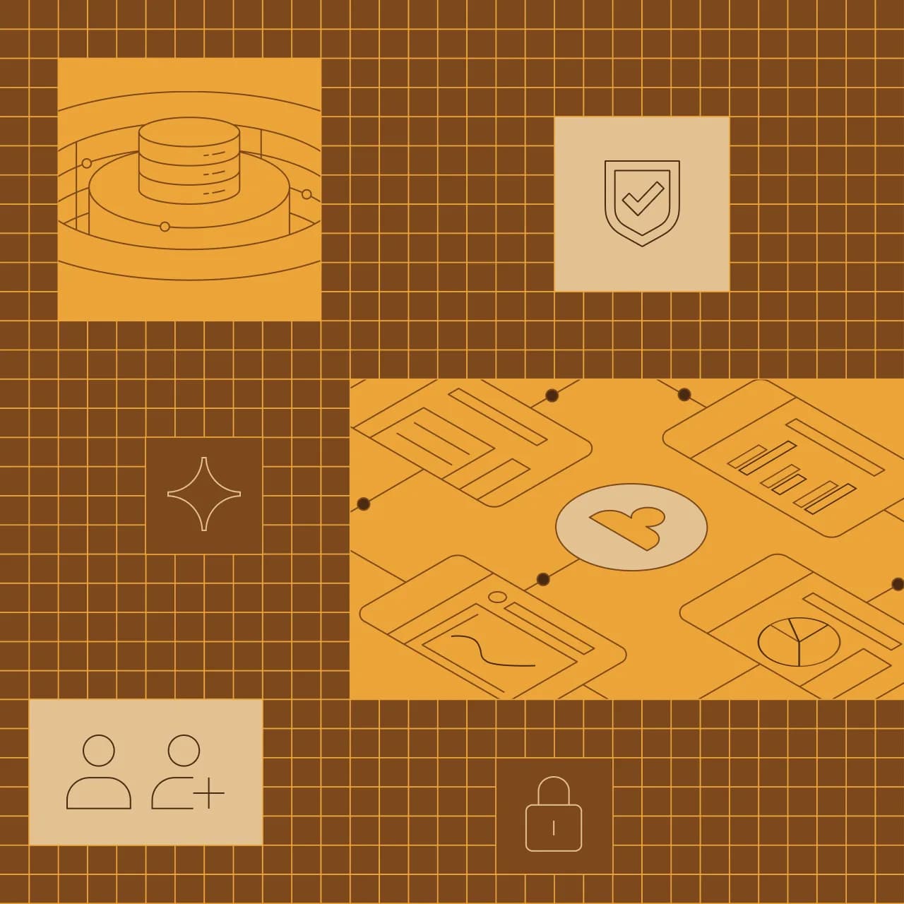 Illustration of abstract retail operations motivations